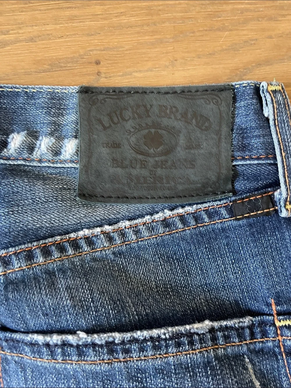 Lucky Brand Men’s Selvedge Jeans 221 Slim Straight Size 31X34